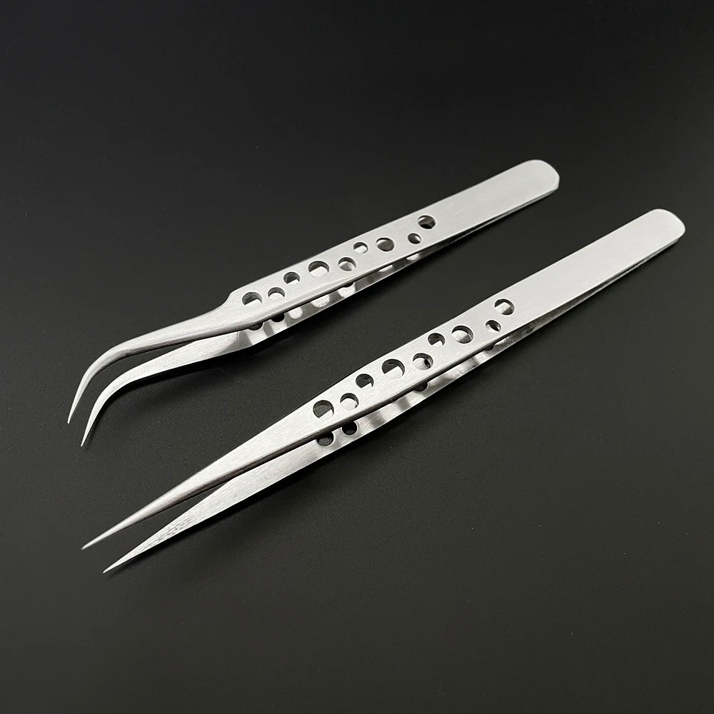 Electronics Repair Tool Kit - Pincettes industrielles électroniques antistatiques, pointe droite