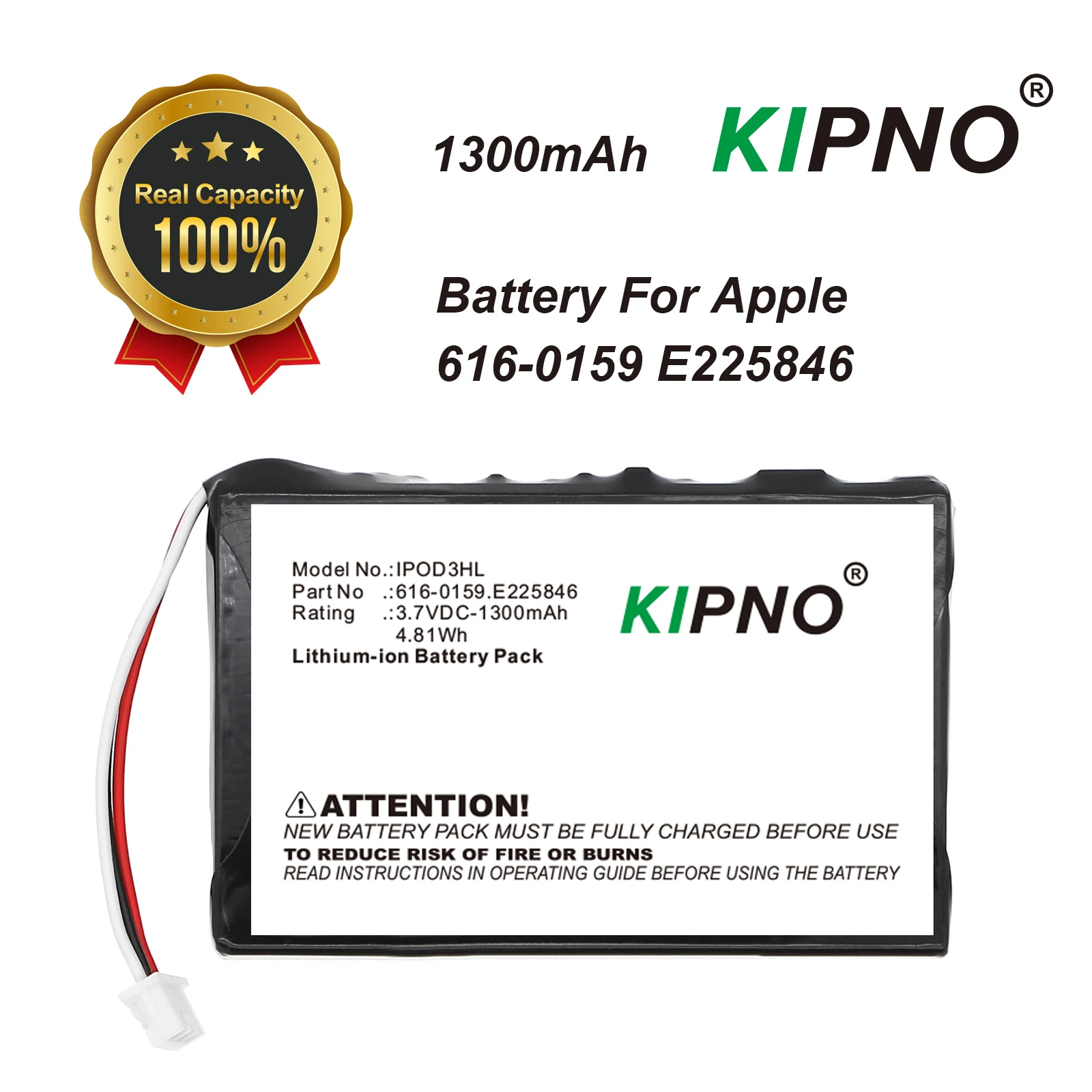 Phone Battery Replacement - Batterie KIPNO pour IPod 3 3G