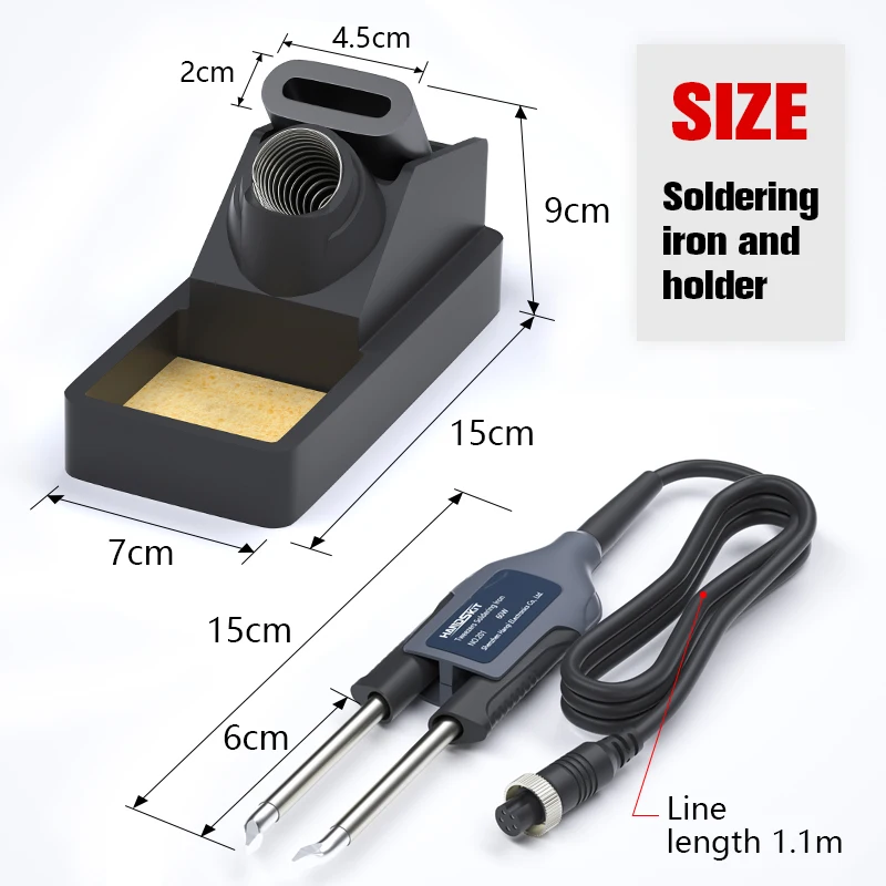 Electronics Repair Tool Kit - Station de soudage T12, pincettes, poignée