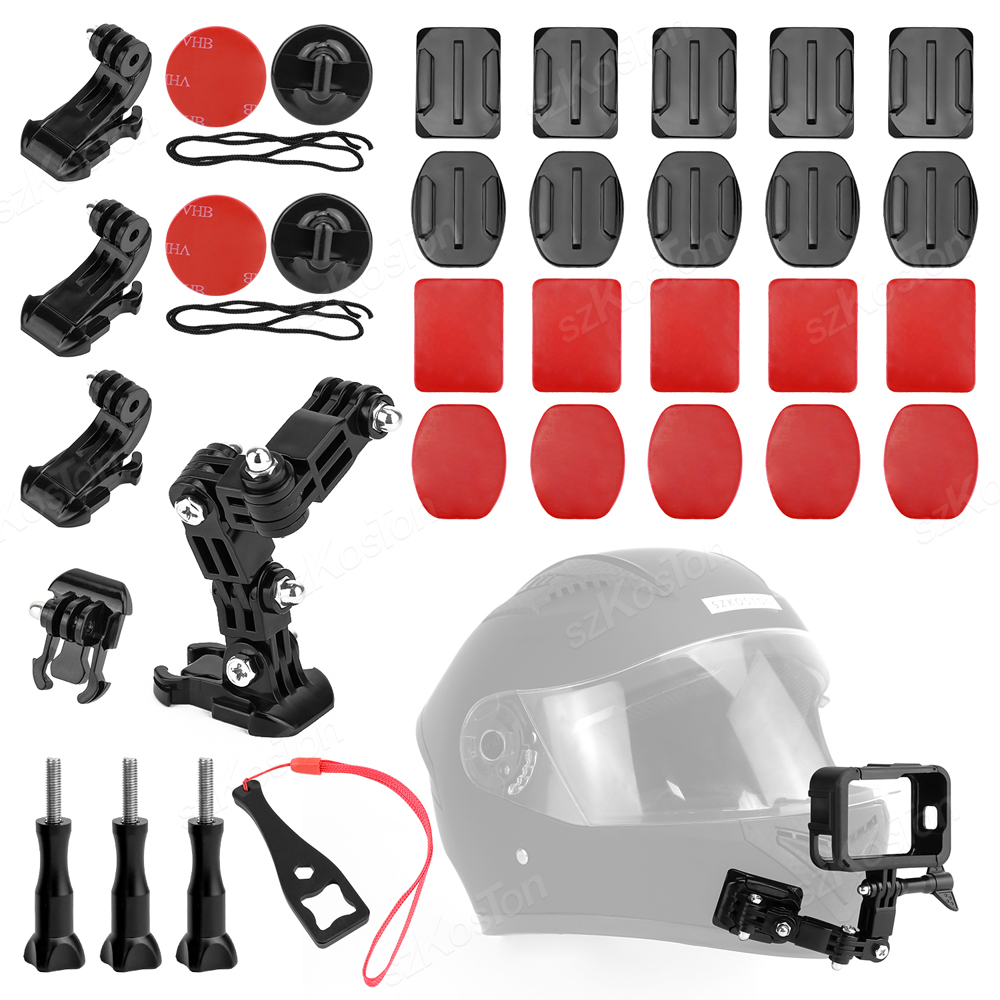 Gopro Action Camera Hero 11 Black - Kits de montage de menton pour
