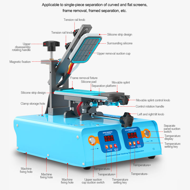 Séparateur d'écran LCD multifo - Screen Separator Machine avis et prix