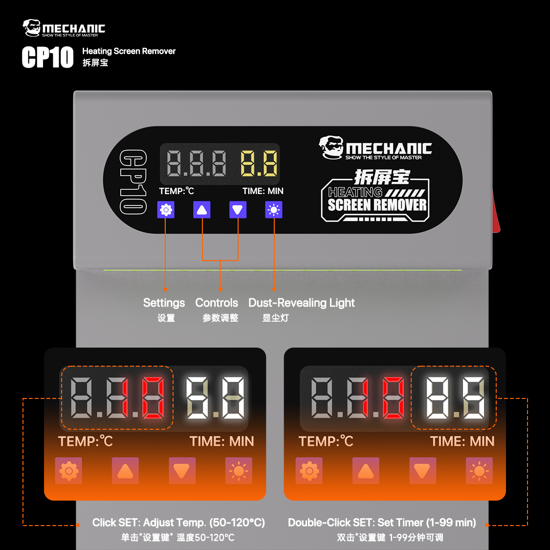 Mecanicien CP10 dissolvant d'é - Screen Separator Machine avis et prix