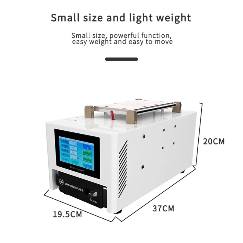 TBK-208M 3 en 1 plastifieuse O - Screen Separator Machine avis et prix
