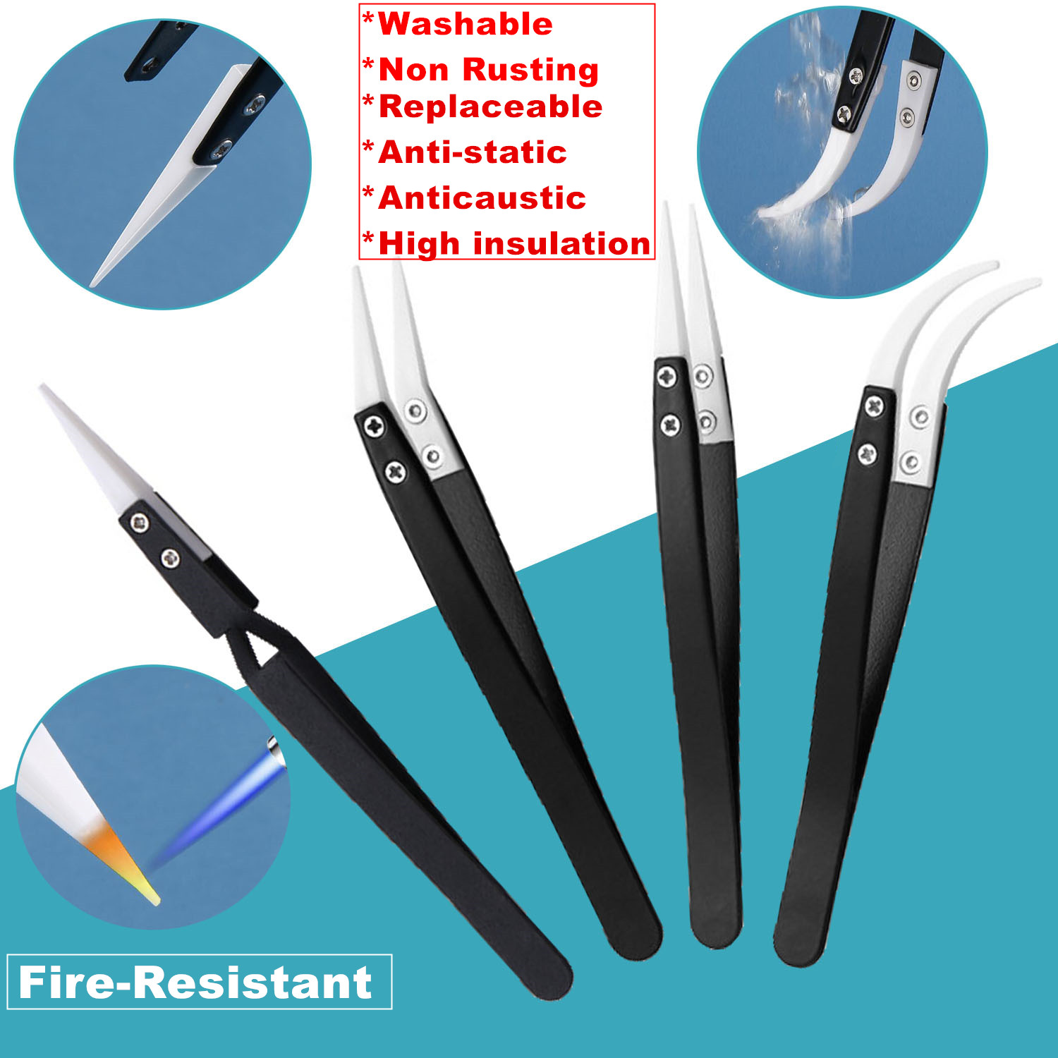 Ensemble de pincettes antistat - Electronics Repair Tool Kit avis et prix