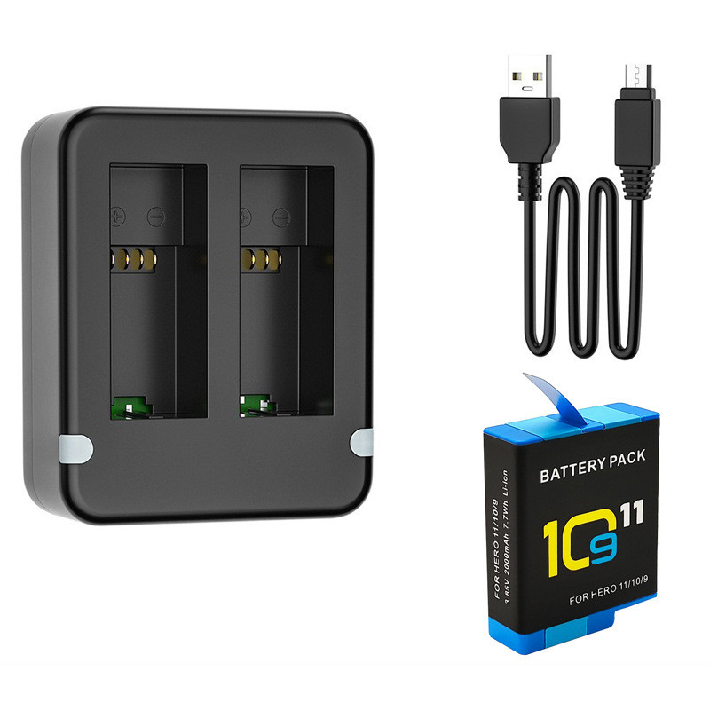 Double Port Slot Double charge - Gopro Action Camera Hero 11 Black avis et prix